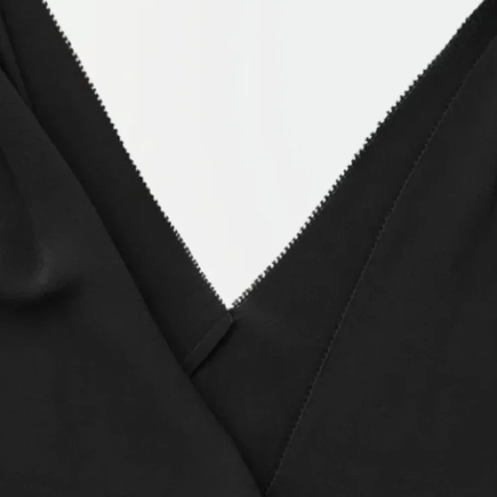 COS Black Silk Scarf detail dress - NWOT, size M - Picture 6 of 7